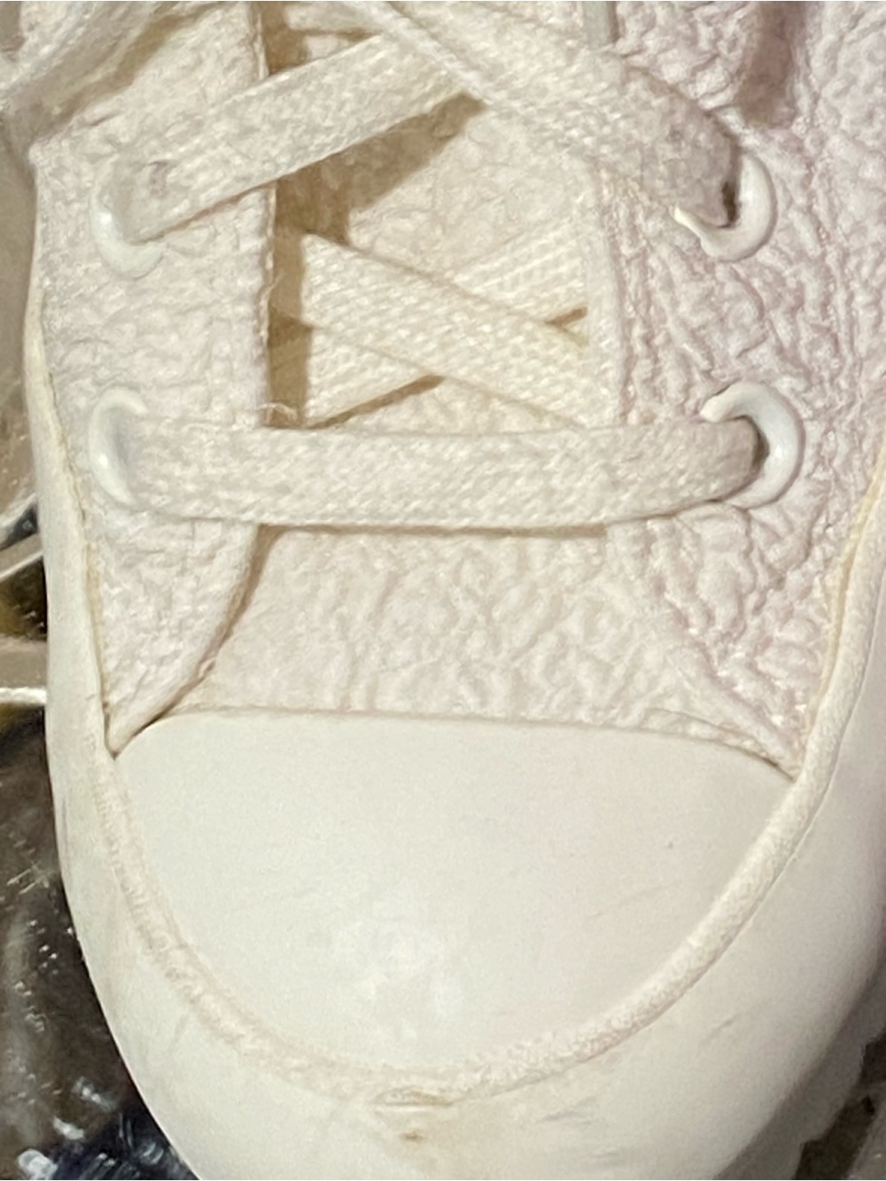 Converse Cream High-Top Canvas Sneakers - Picture 9 of 16